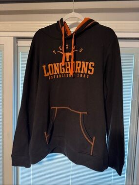 Fanatics Black and Orange Texas Longhorns Long Sleeve Hoodie